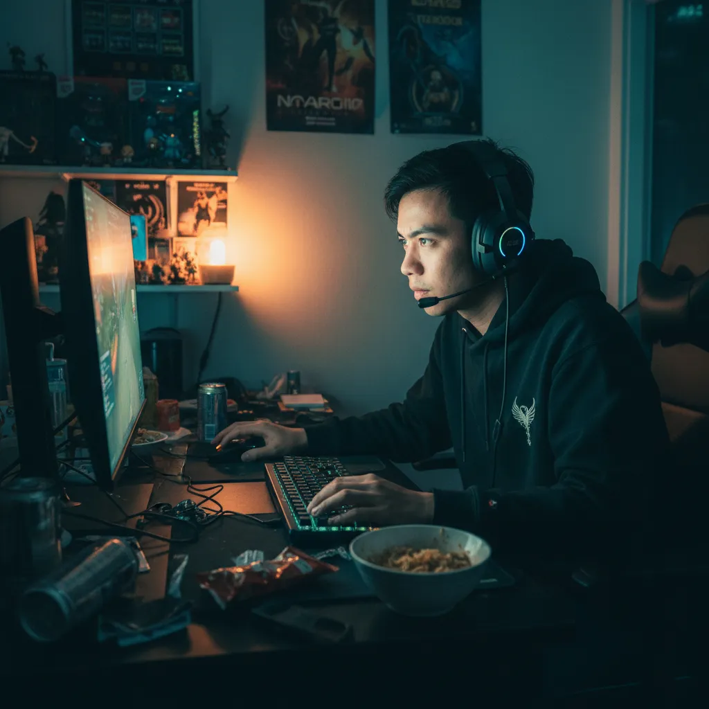 Người chơi đang thể hiện tâm lý khi chơi bài Liêng