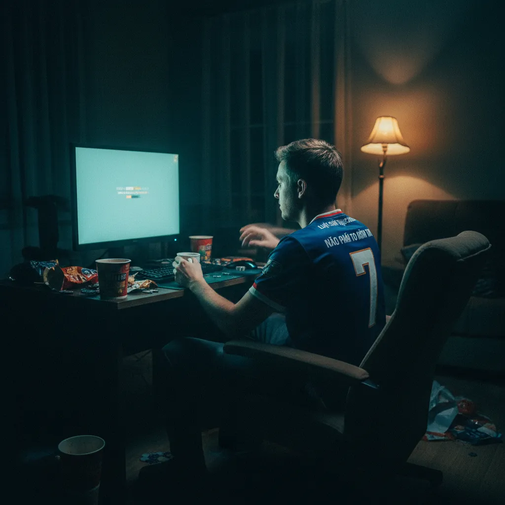 Một ván Bài Ảnh đang diễn ra với các lá bài trên bàn